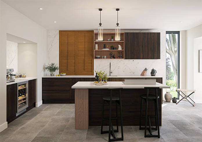 Kensington, Teak - Full Height Twist&Fit Plantation Shutter - Image 10